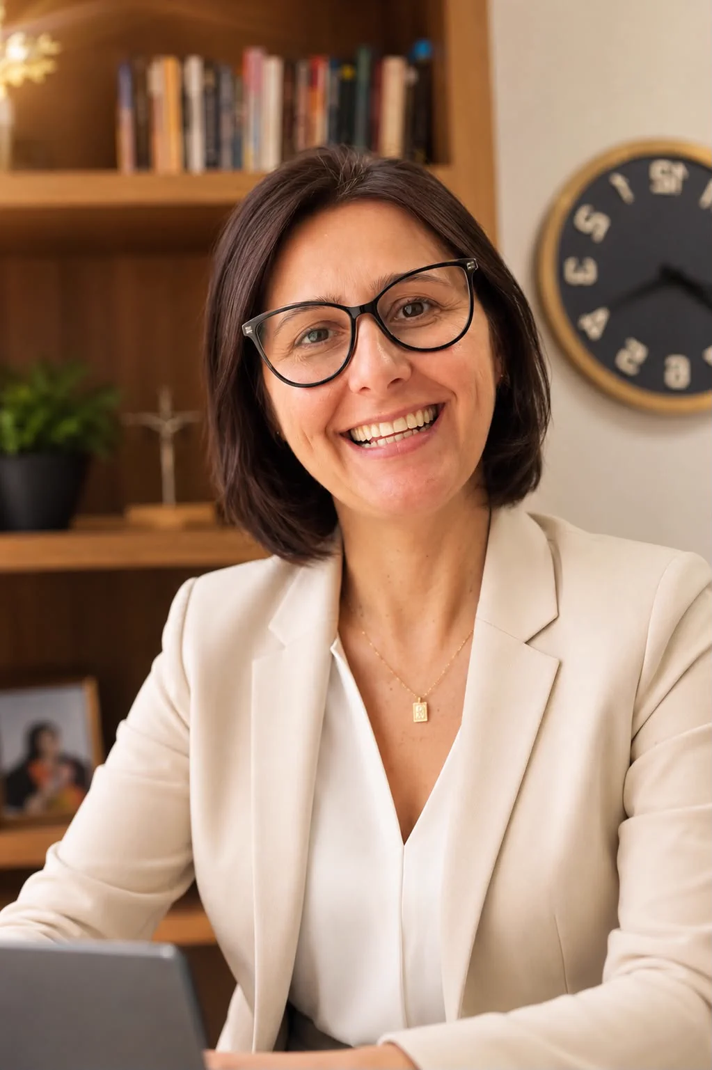 Leda Chiaparini, consultora e treinadora, em retrato